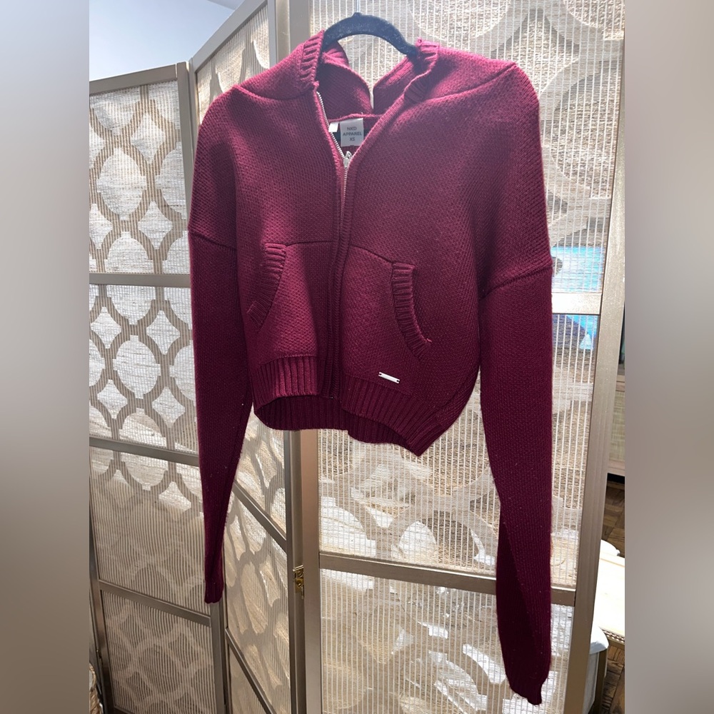 NKD Apparel Zip-Up Sweater